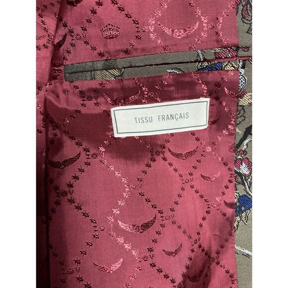 Zadig & Voltaire Visko Jac Blossom Jacket Double Breasted Jacket NWOT - Picture 9 of 9